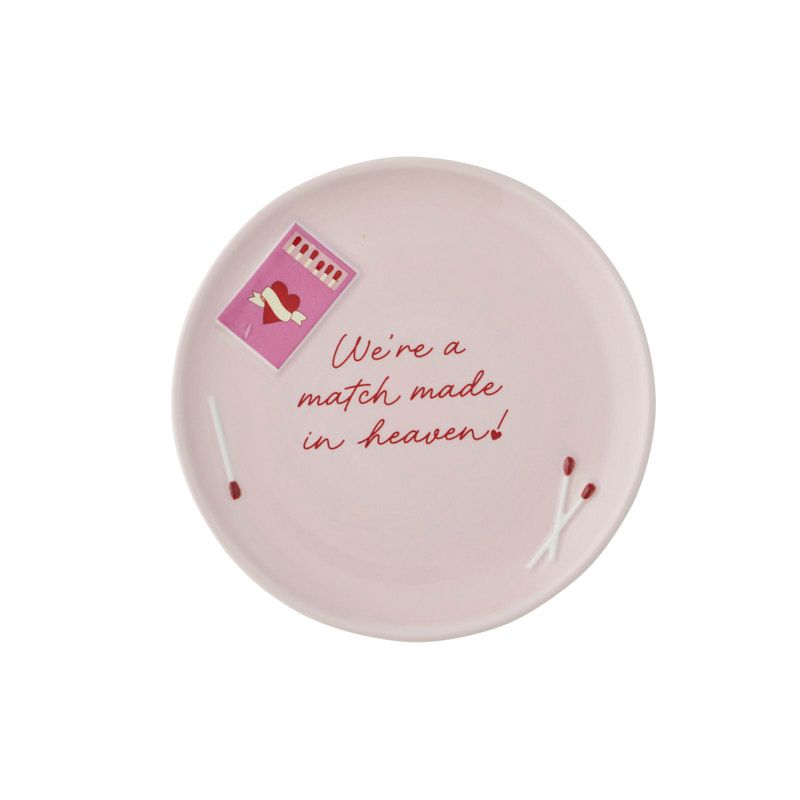 Assemble Perfect Match Ceramic Plate Pink