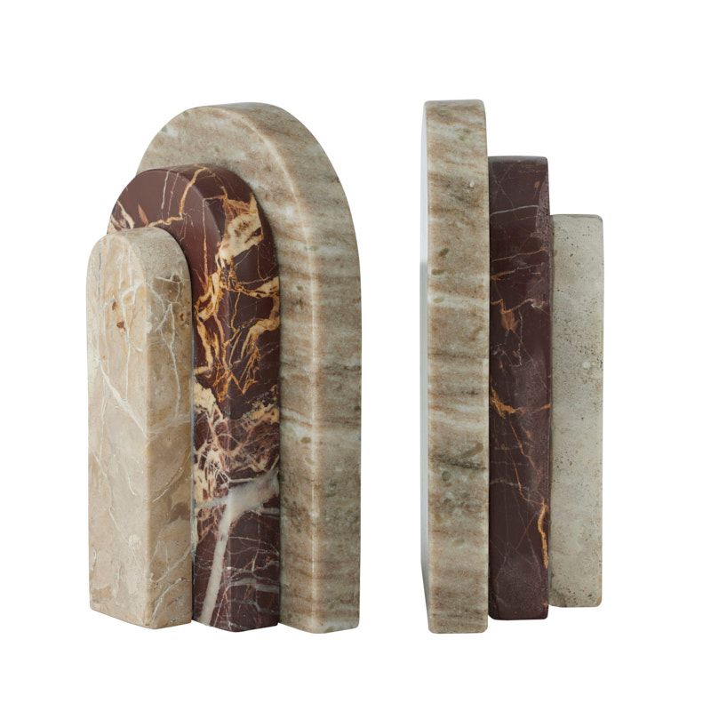 Coast To Coast Alberto Set of 2 Marble Bookends
