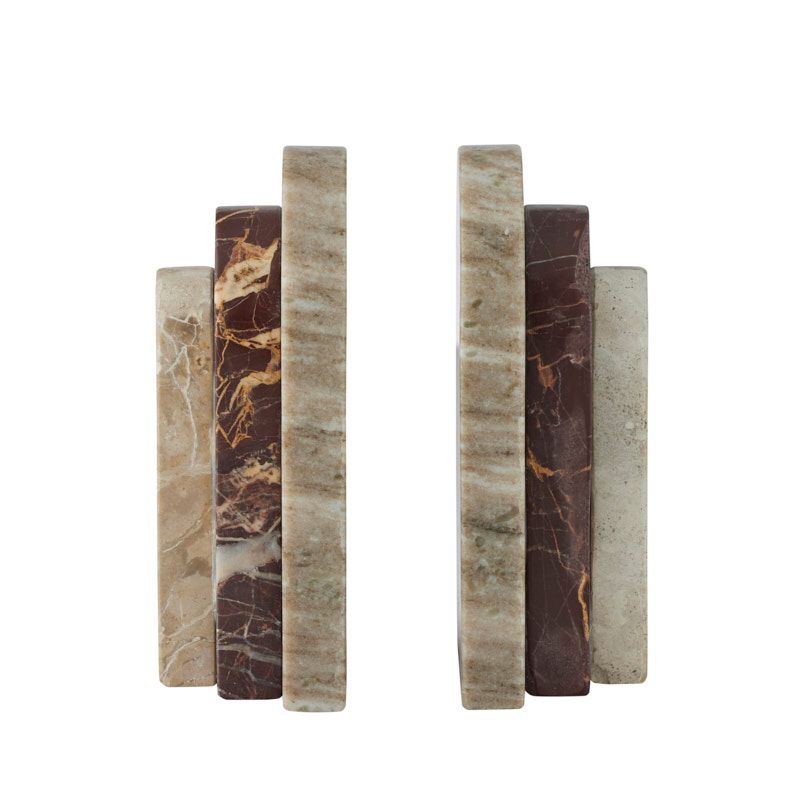Coast To Coast Alberto Set of 2 Marble Bookends