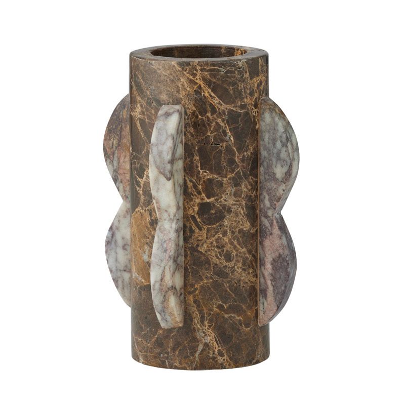 Coast To Coast Aida Marble Vase White/Chocolate