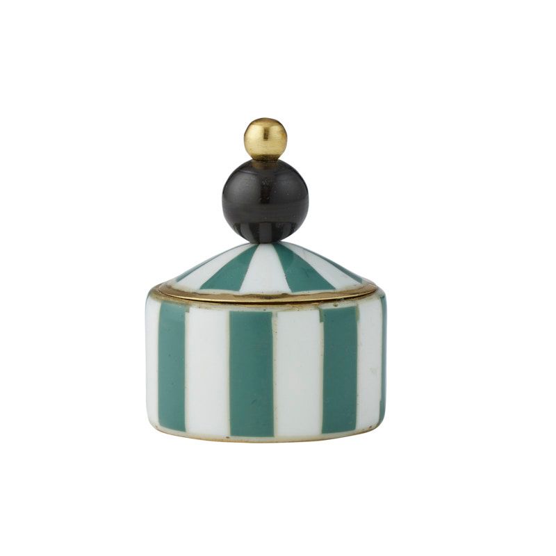 Coast To Coast Cary Metal Trinket Box Cocoa