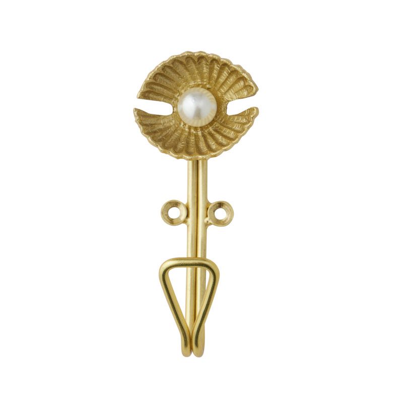 Coast To Coast Pearl Metal Wall Hook Gold