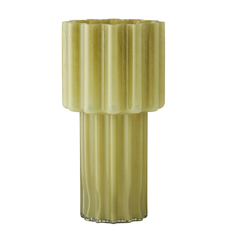 Coast To Coast Selena Glass Vase 18x34.5cm Green
