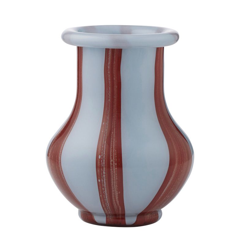 Coast To Coast Peyton Glass Vase 18x24cm Sky/Russet