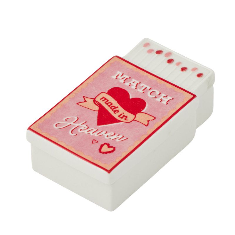 Coast To Coast Perfect Match Ceramic Trinket Box