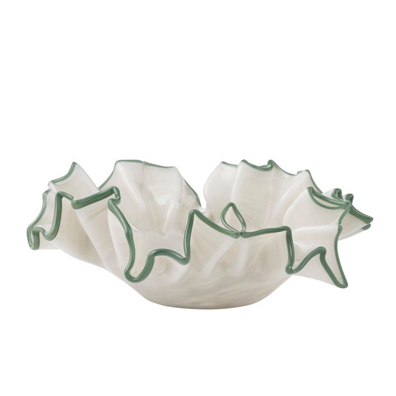 Coast To Coast Elodie Glass Bowl Grey/Myrtle