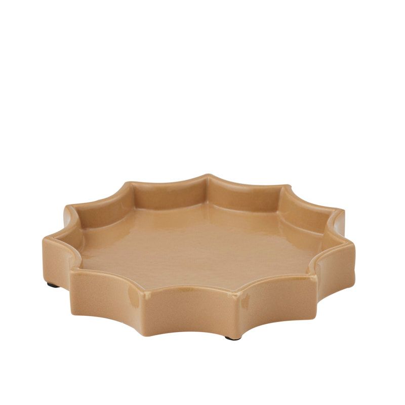 Coast To Coast Helios Ceramic Dish Caramel