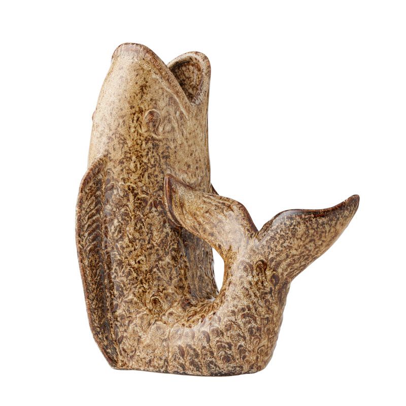 Coast To Coast Poseidon Ceramic Vase Caramel