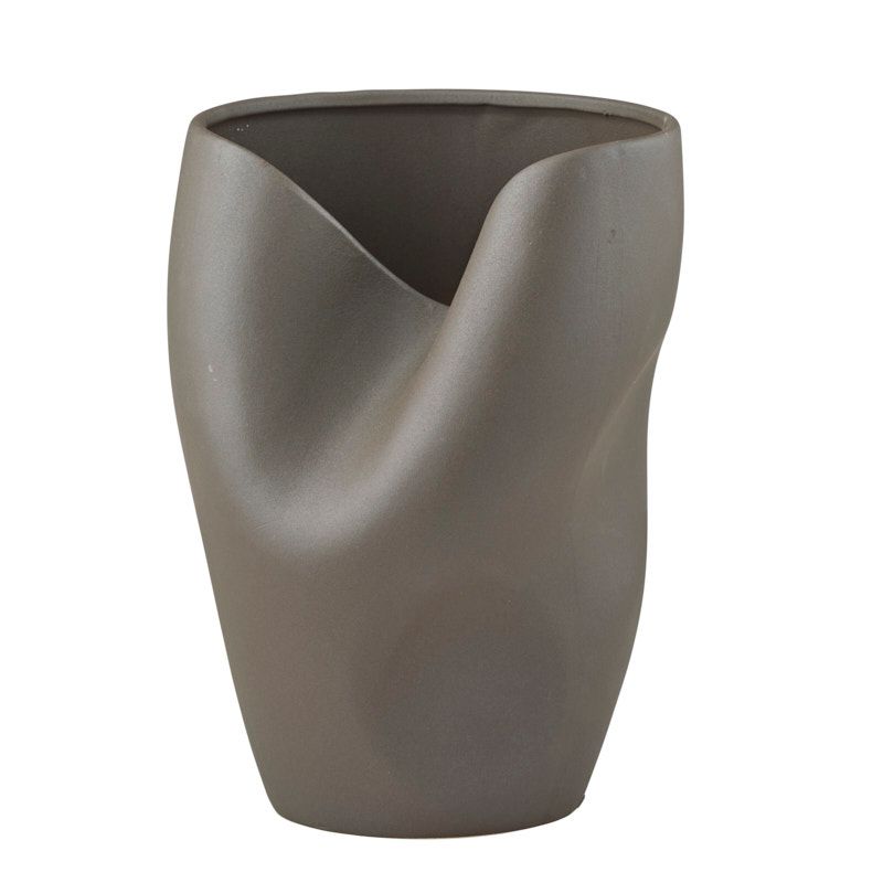 Coast To Coast Corelli Ceramic Vase 22x30cm Cocoa