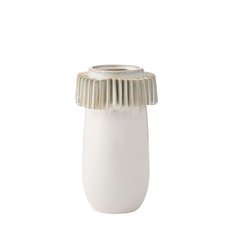 Coast To Coast Argus Ceramic Vase 14x24cm Ivory
