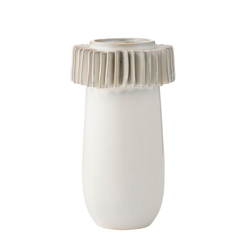 Coast To Coast Argus Ceramic Vase 16.5x30cm Ivory