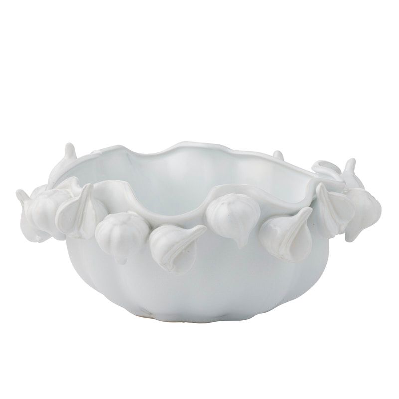 Coast To Coast Allium Ceramic Bowl Ivory