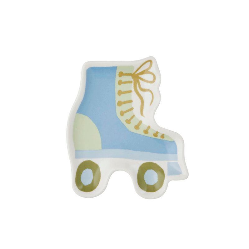 Goldy Gifts Rollerama Ceramic Trinket Plate