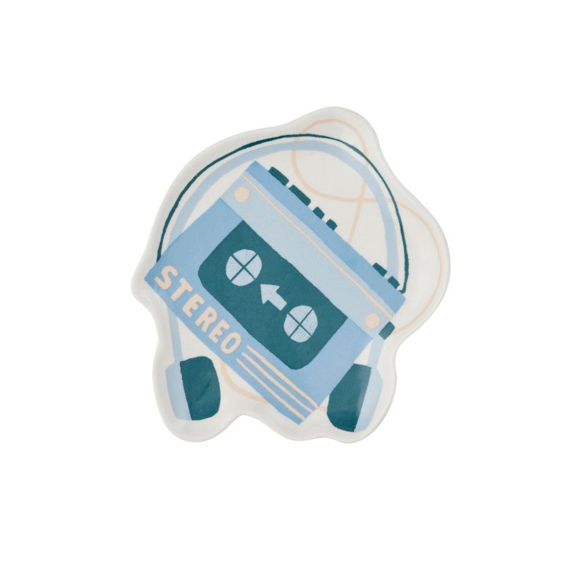 Goldy Gifts Walkman Ceramic Trinket Plate