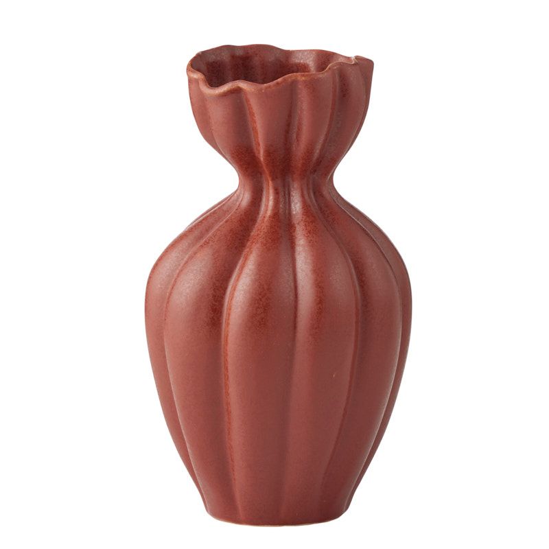 Coast To Coast Clara Ceramic Vase 17x17x29.5cm Russet