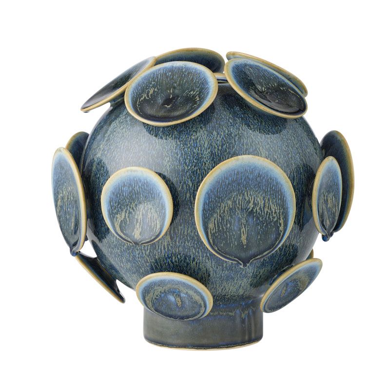 Coast To Coast Perry Ceramic Vase Denim