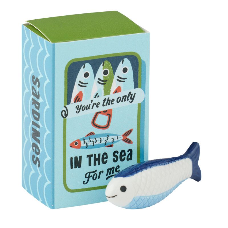 Coast To Coast Fish in Sea Ceramic Matchbox Trinket