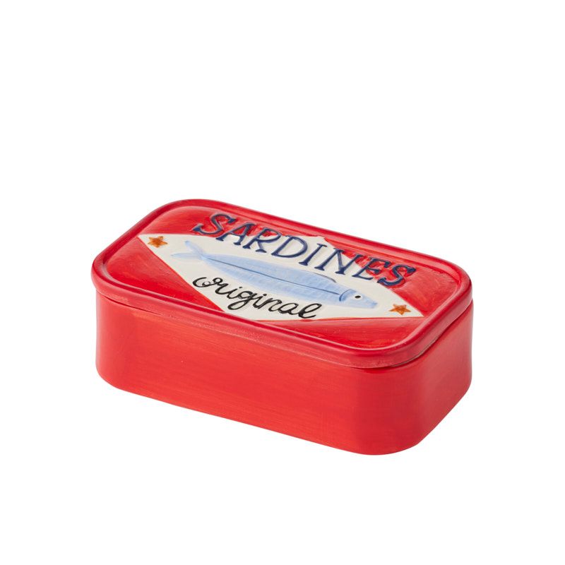 Assemble Tavira Ceramic Trinket Box Red