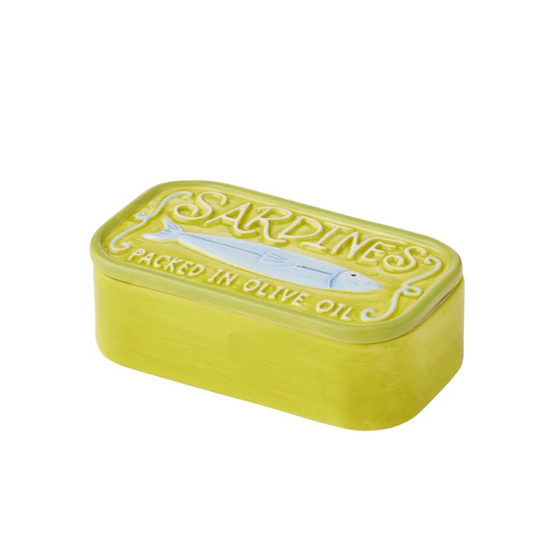 Assemble Tavira Ceramic Trinket Box Green