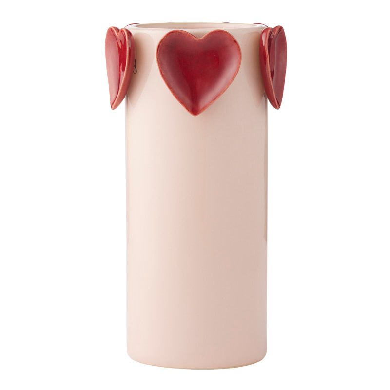 Coast To Coast Amore Ceramic Vase Pink/Red