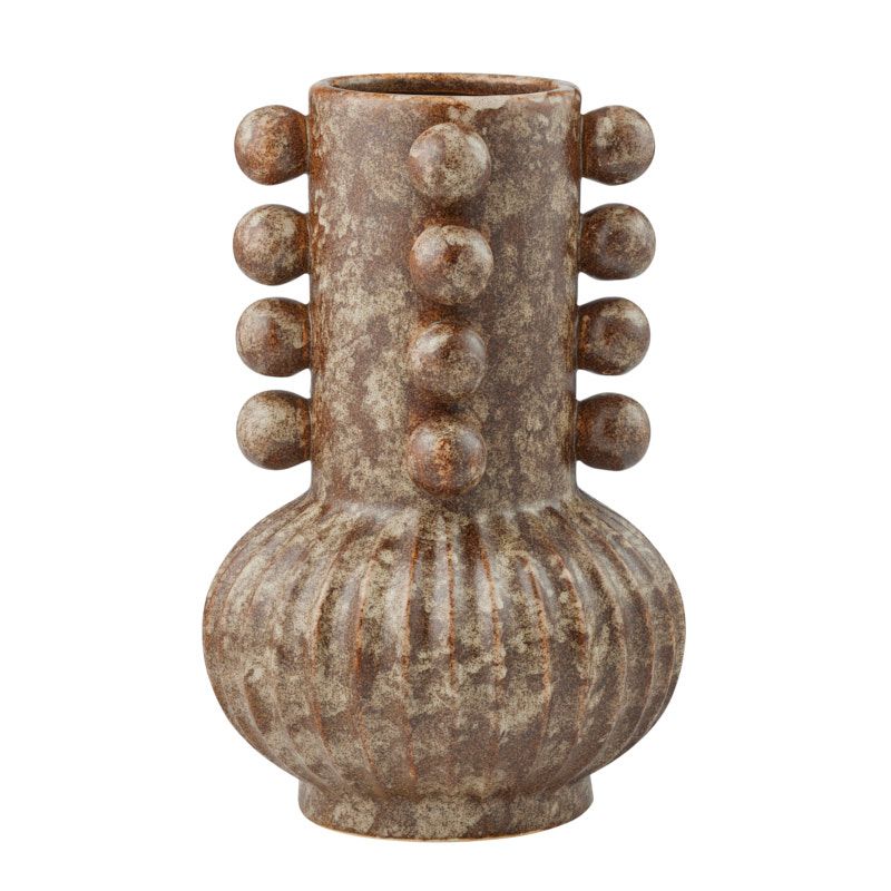 Coast To Coast Valeria Ceramic Vase 20x32cm Chocolate