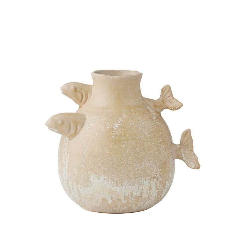 Coast To Coast Piscare Ceramic Vase Natural