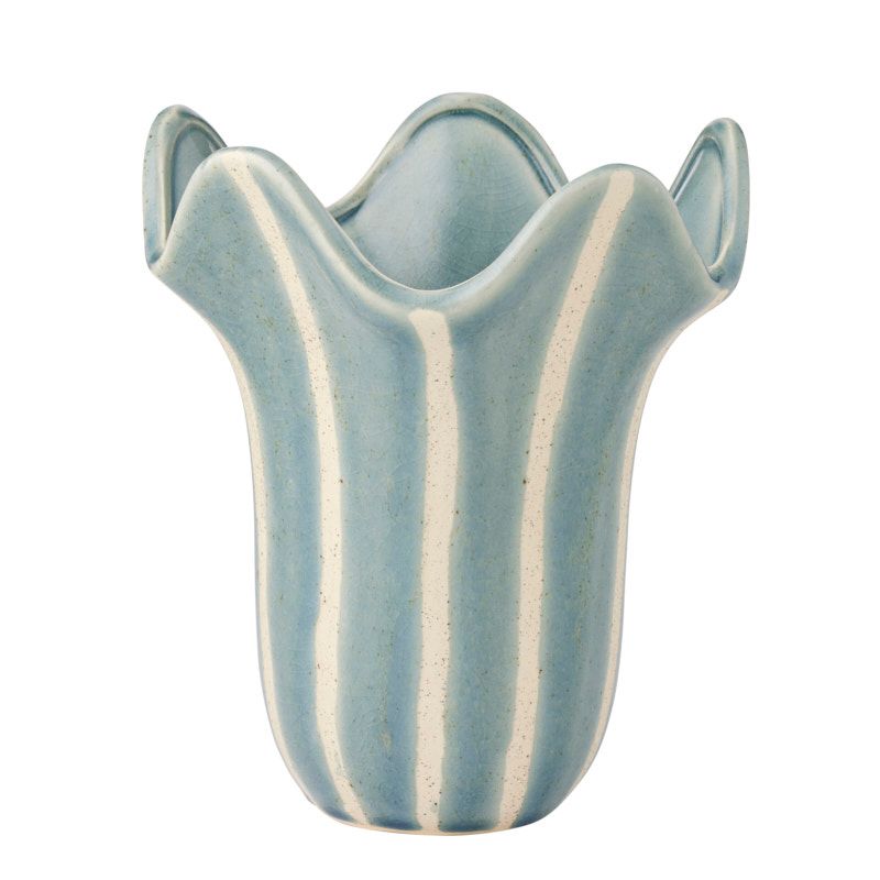 Coast To Coast Sabina Ceramic Vase 23x26cm Steel/Ivory