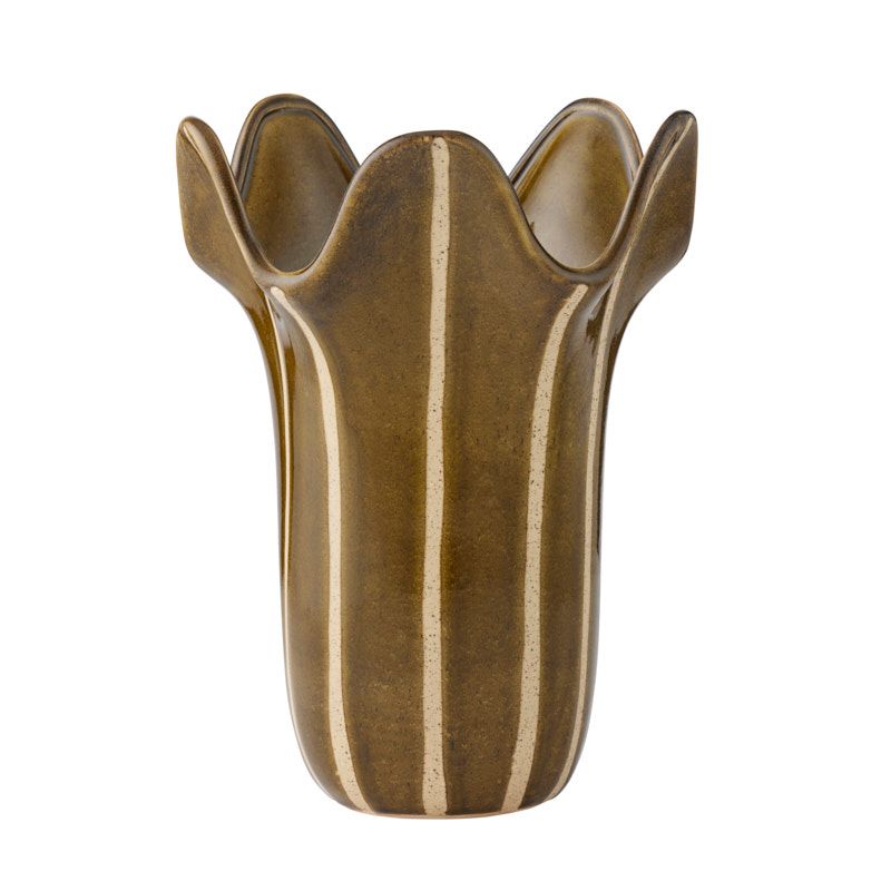 Coast To Coast Sabina Ceramic Vase 25x33cm Olive/Ivory