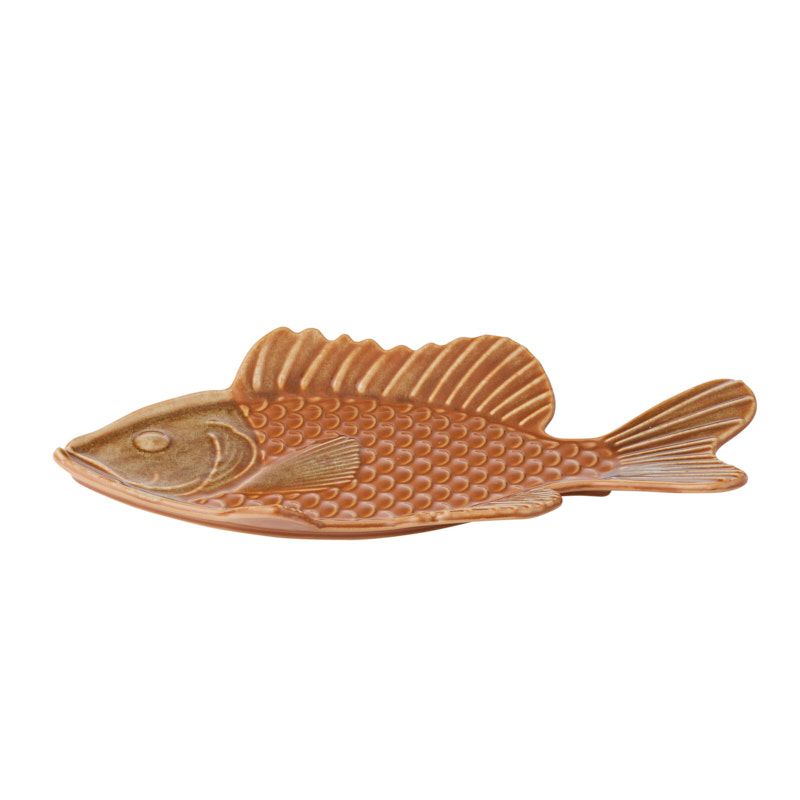 Coast To Coast Ittici Ceramic Plate Tan