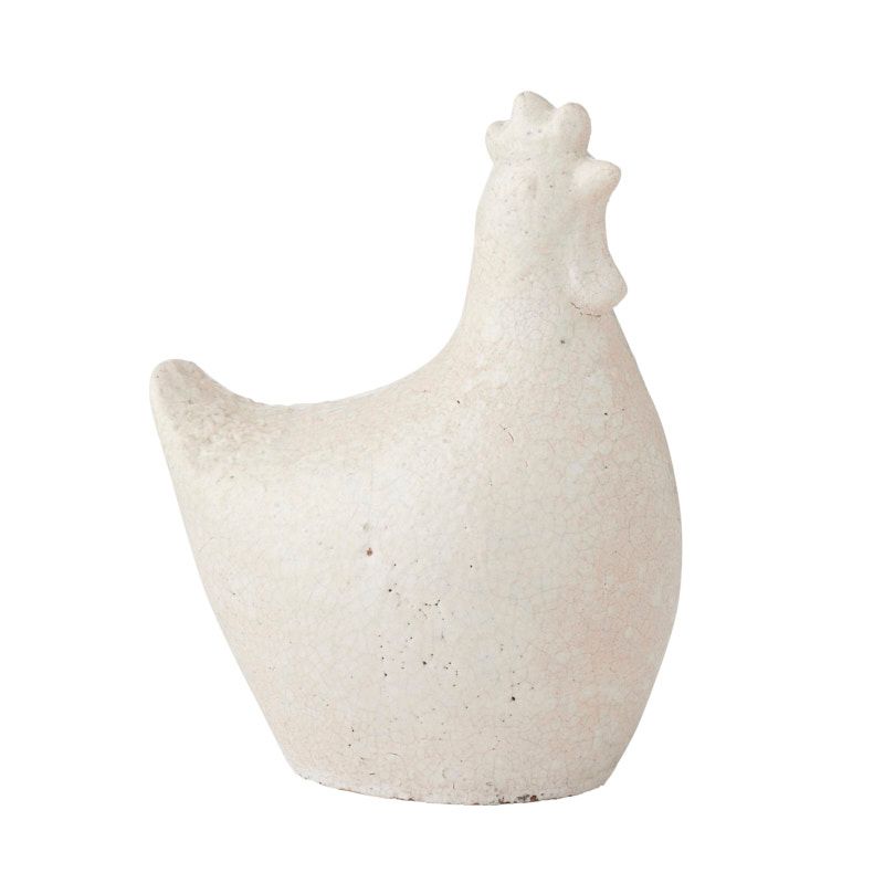Life Botanic Cressida Ceramic Chook Sculpture 18.5x14x23cm