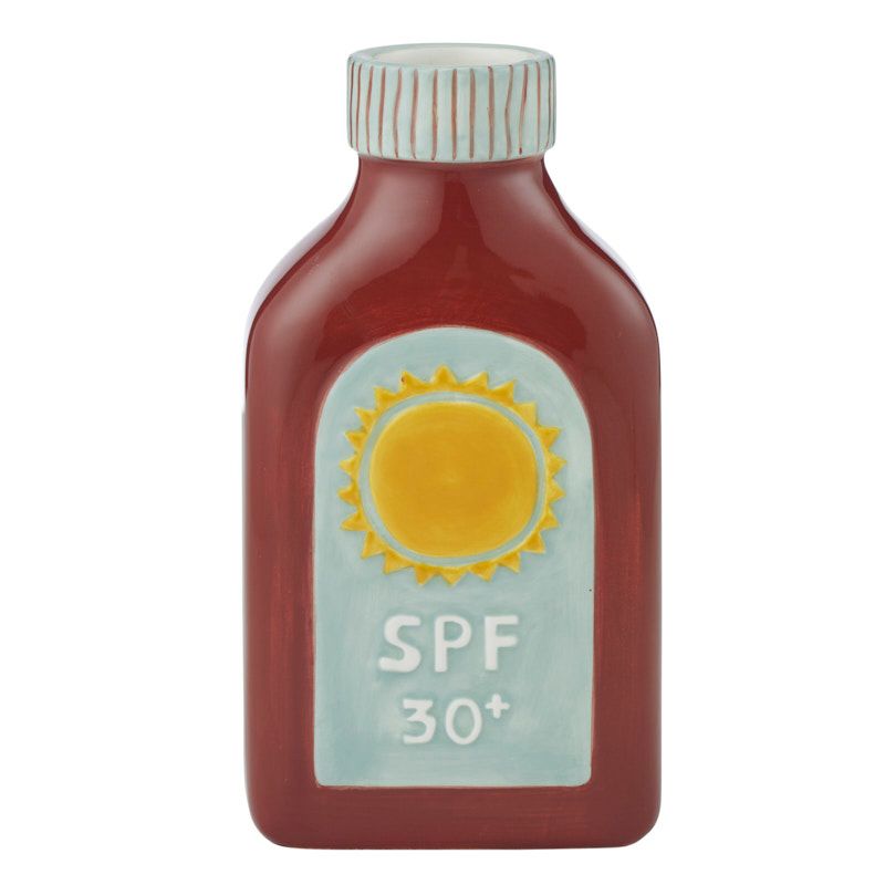 Goldy Gifts Slip Slop Slap Ceramic Vase