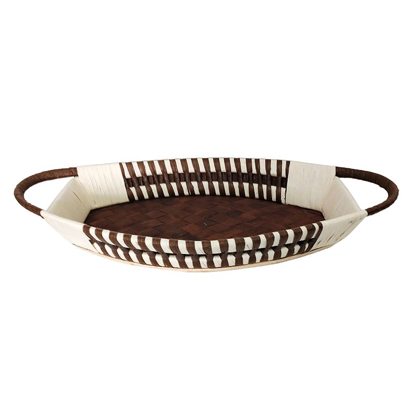 Assemble Denver Wood/Paper Tray Cocoa