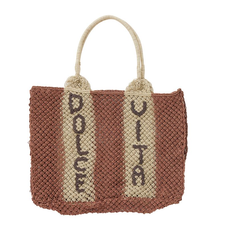 Coast To Coast Dolce Vita Jute Tote Bag