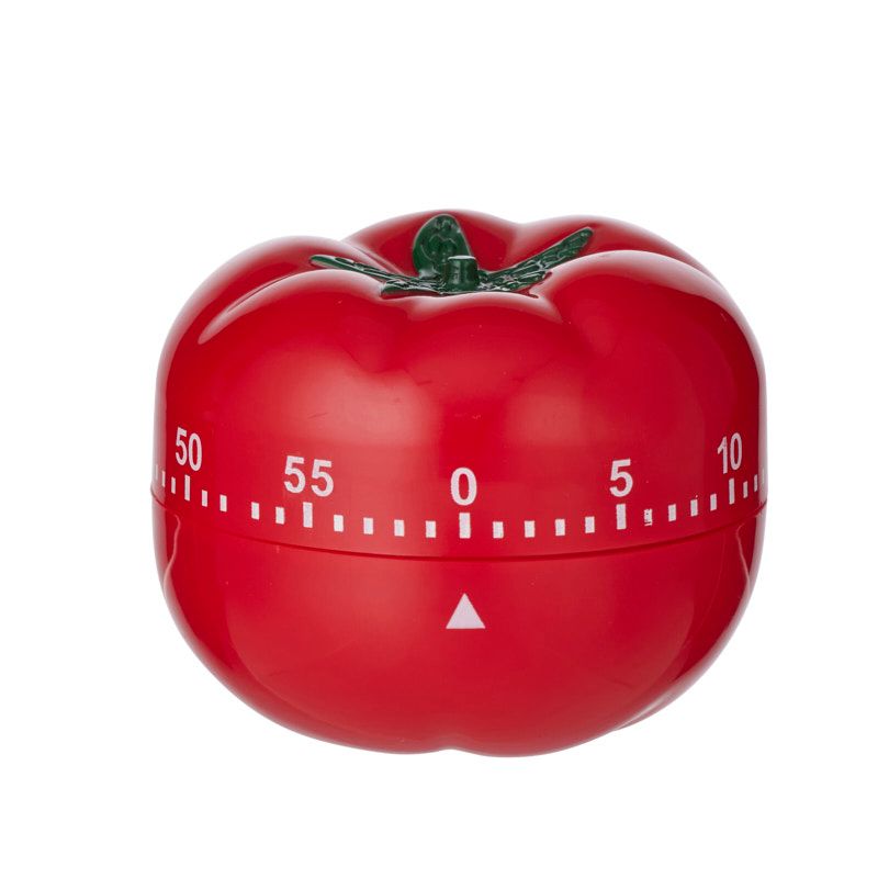 Assemble Pomodoro Plastic 60min Timer Red