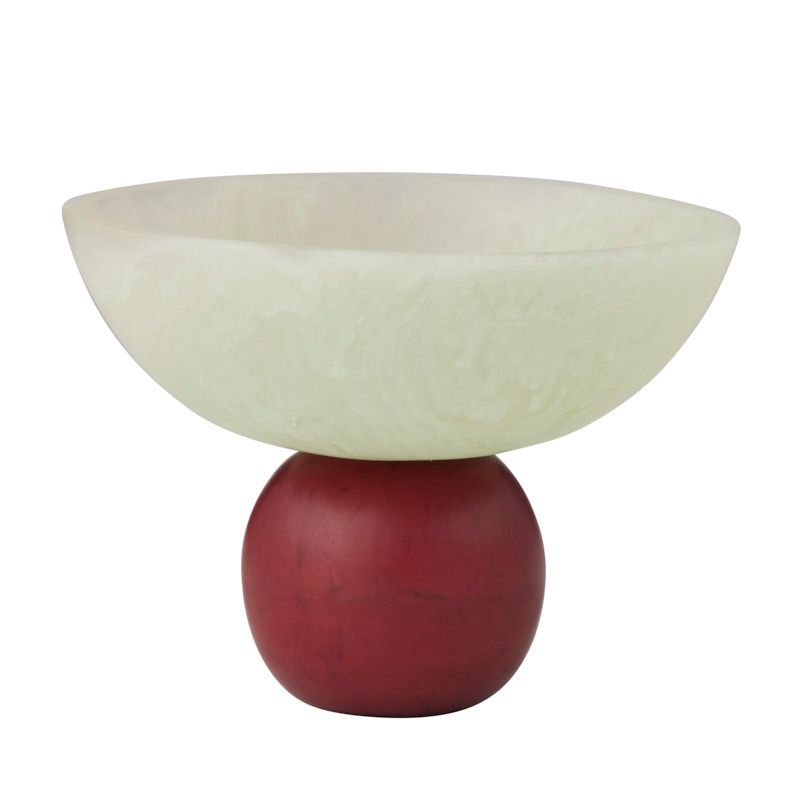 Assemble Alonso Resin Footed Bowl Russet