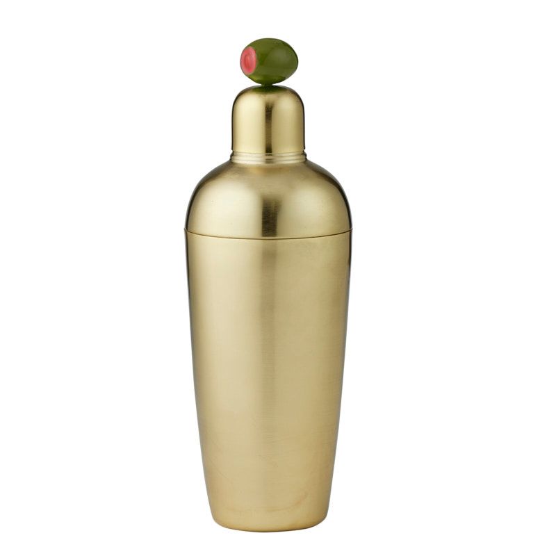 Assemble Olivetti Stainless Steel Cocktail Shaker Gold