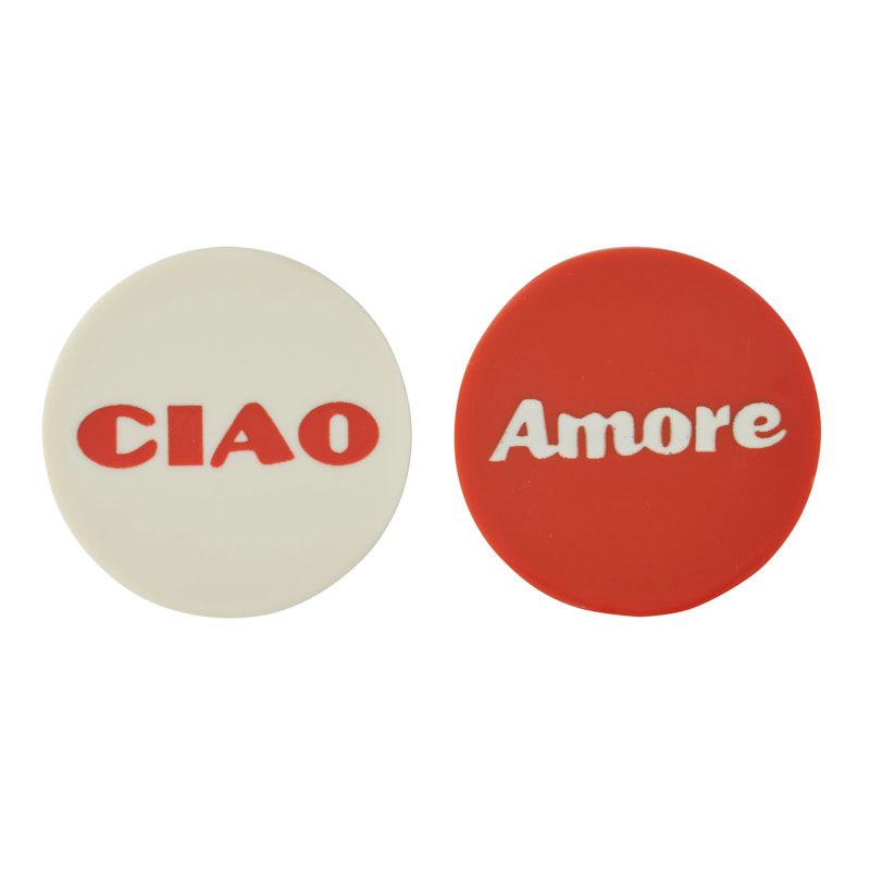 Assemble Amore/Ciao Resin Coaster 2 Assorted
