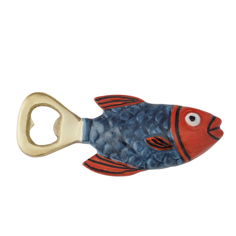 Assemble Fred Fish Metal Bottle Opener