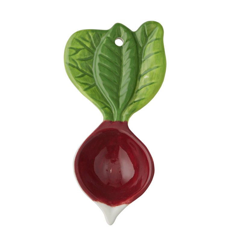 Assemble Radish Ceramic Spoon Russet/Green