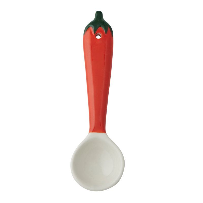 Assemble Chilli Ceramic Spoon Red/Green