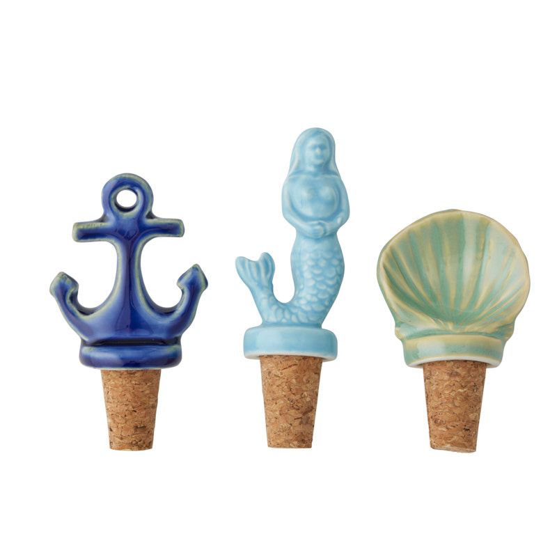 Assemble Sailor Ceramic Bottle Stopper 3 Assorted