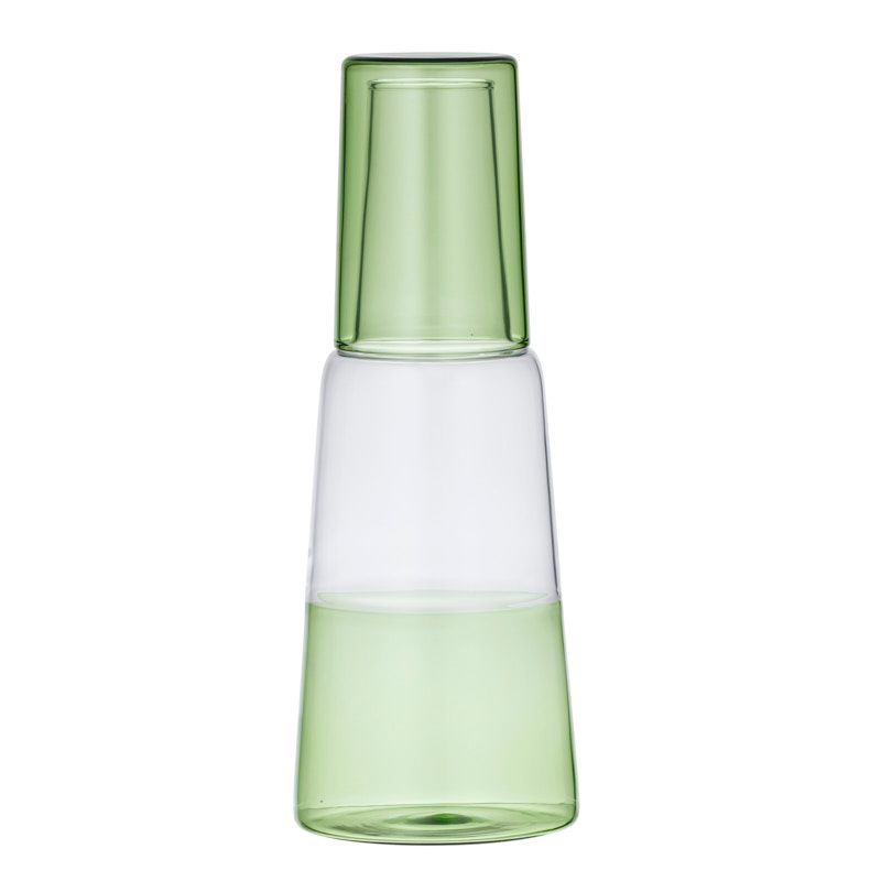 Assemble Blyton Carafe/Glass Set Green