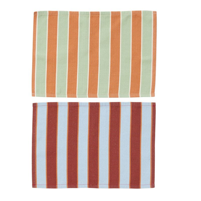 Assemble Raya Cotton Placemat 2 Assorted Multi