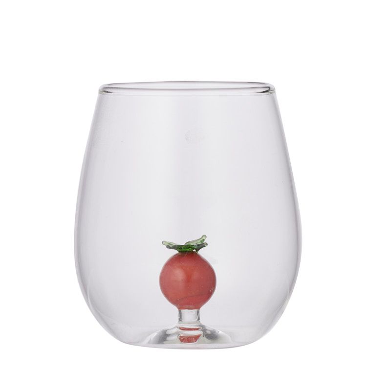 Assemble Tomato Glass Tumbler Red