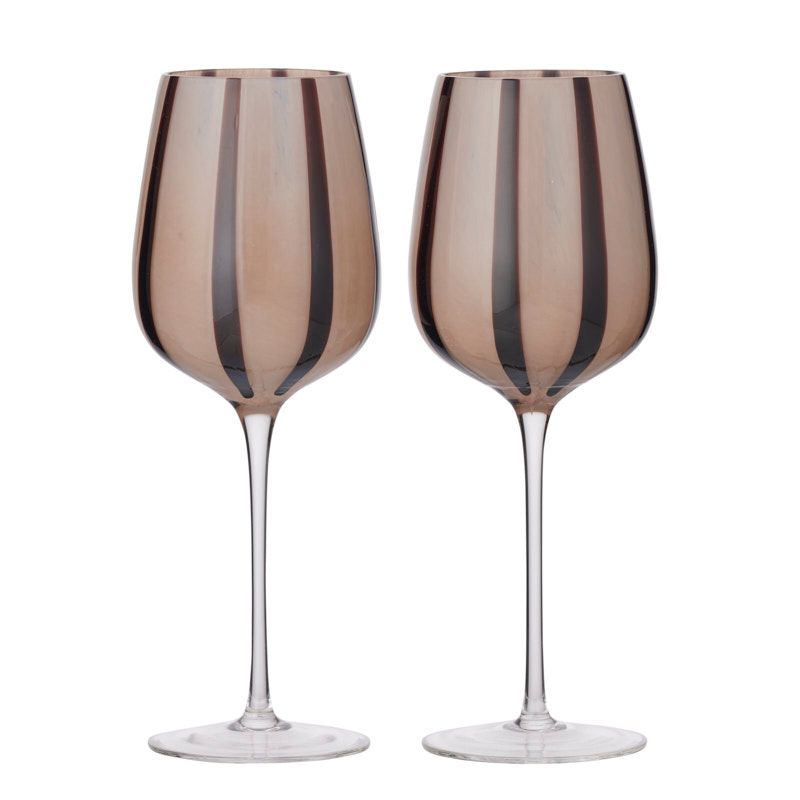 Assemble Aperitivo Set of 2 Wine Glass Nude/Black