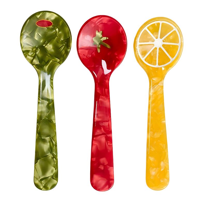Coast To Coast Campania Set of 3 Acetate Spoons Multi