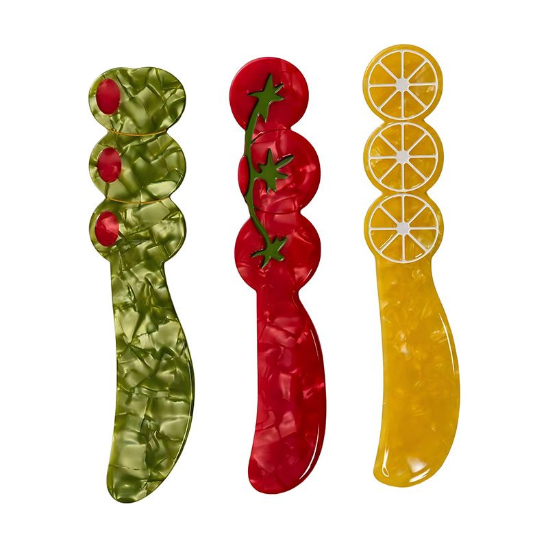 Coast To Coast Campania Set of 3 Acetate Spreaders Mult