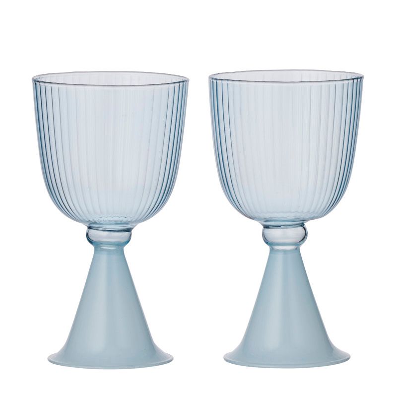 Assemble Glendale Set of 2 Wine Glass Sky