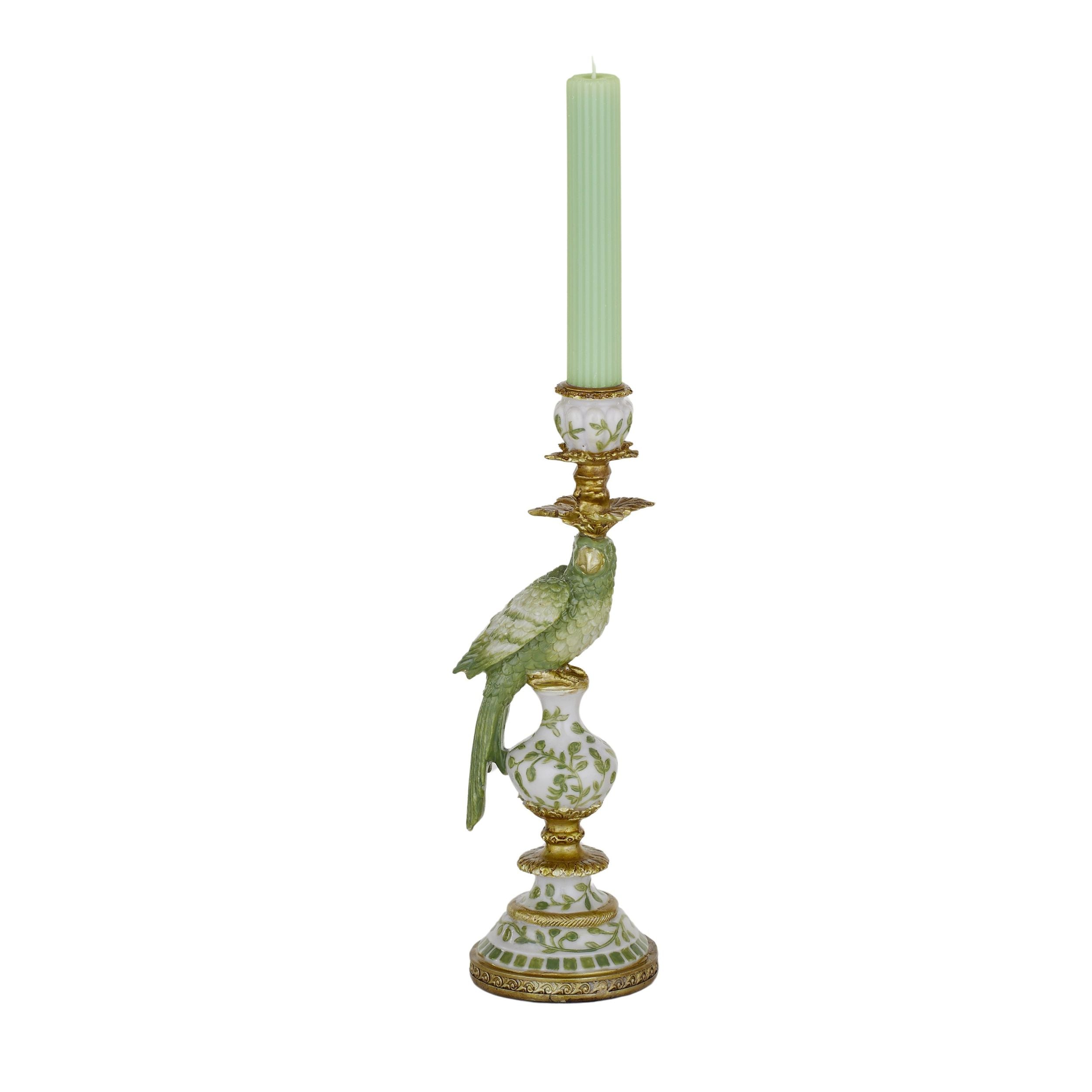 Coast To Coast Polly Parrot Resin C'holder Green