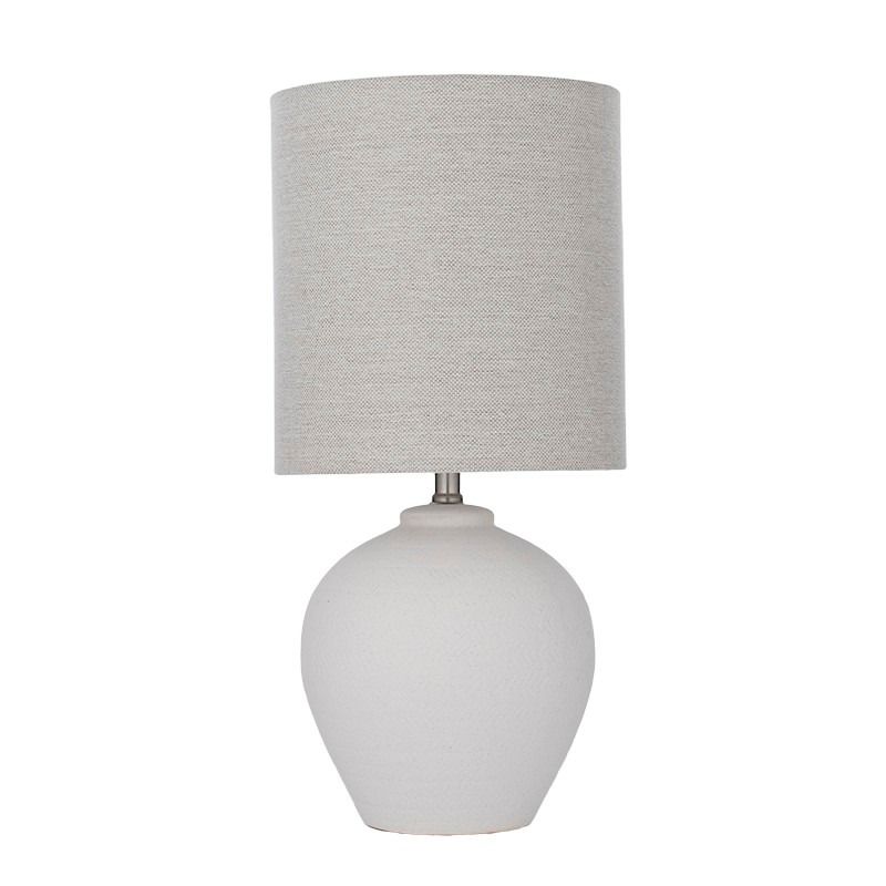 Coast To Coast Boho Ceramic Lamp White/Natural
